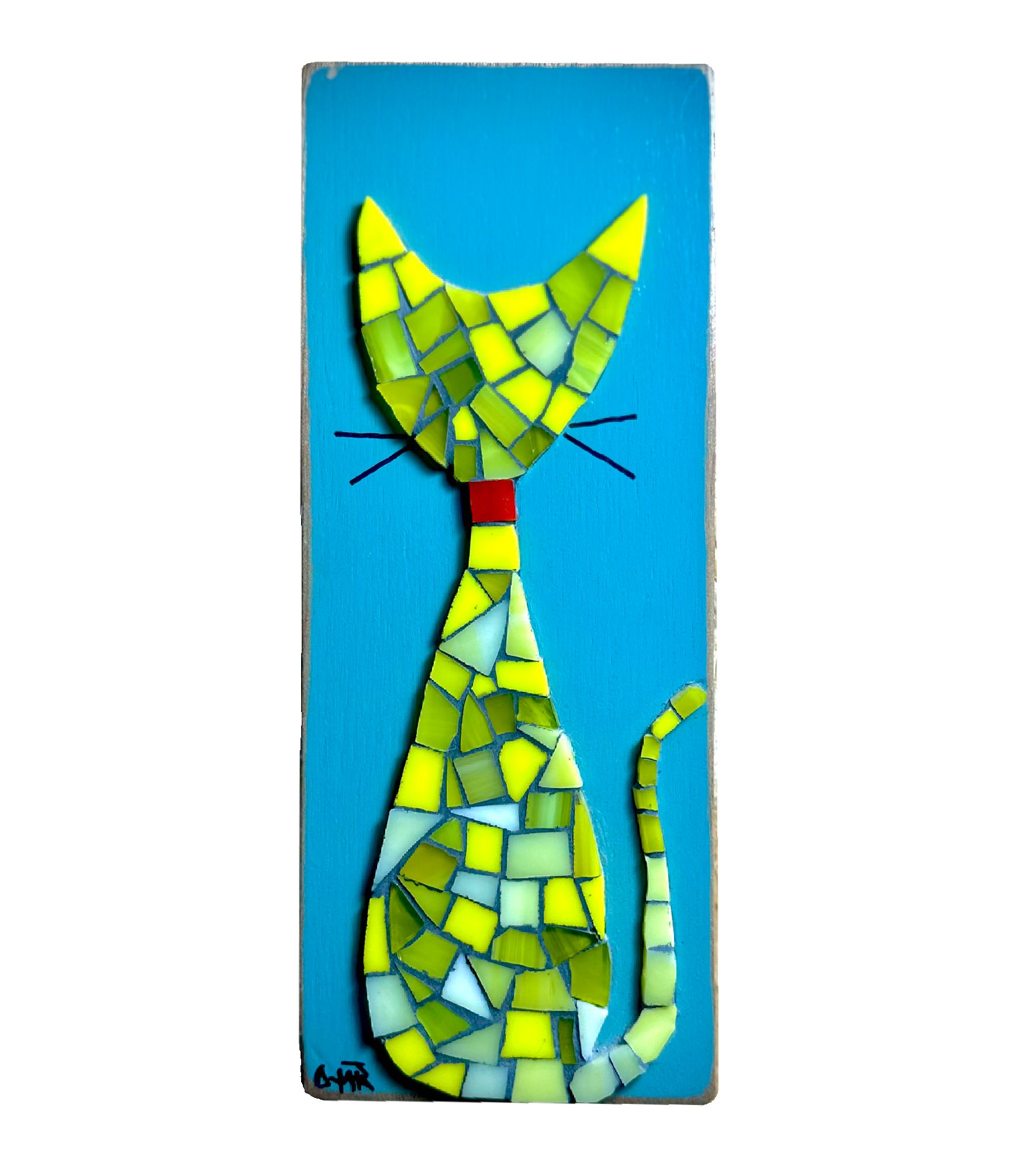 Καδράκι «Σκεπτόμενη Γάτα»