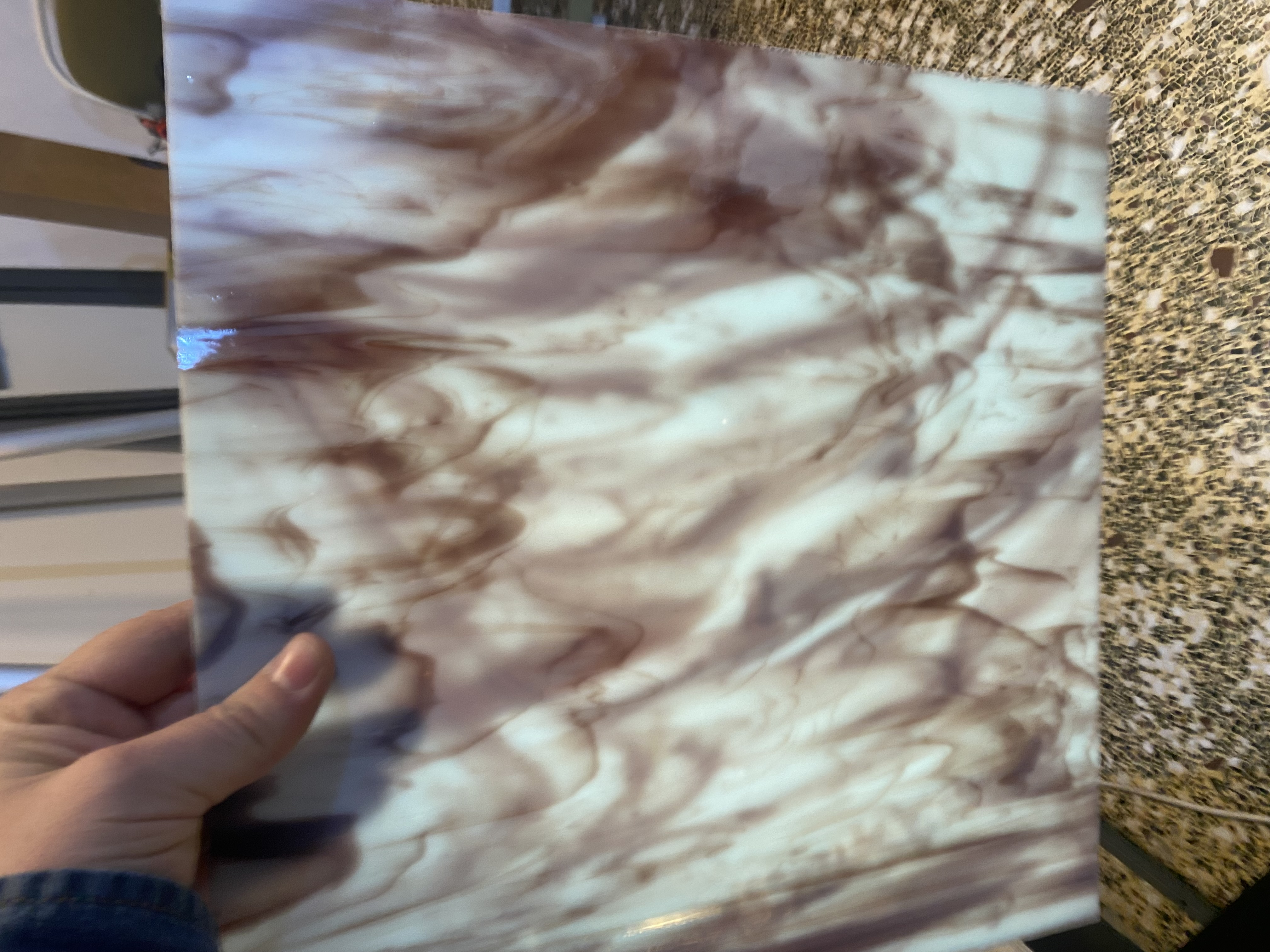 Οπαλίνα Μωβ Mississipi River 3mm