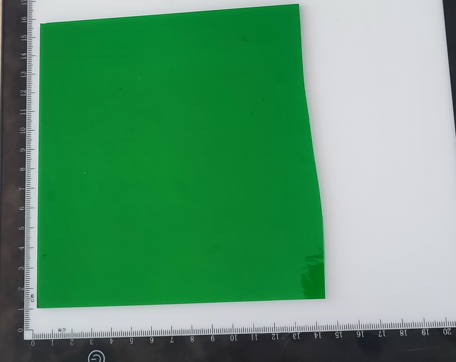 Transparent Green Glass Scrap 14*14cm