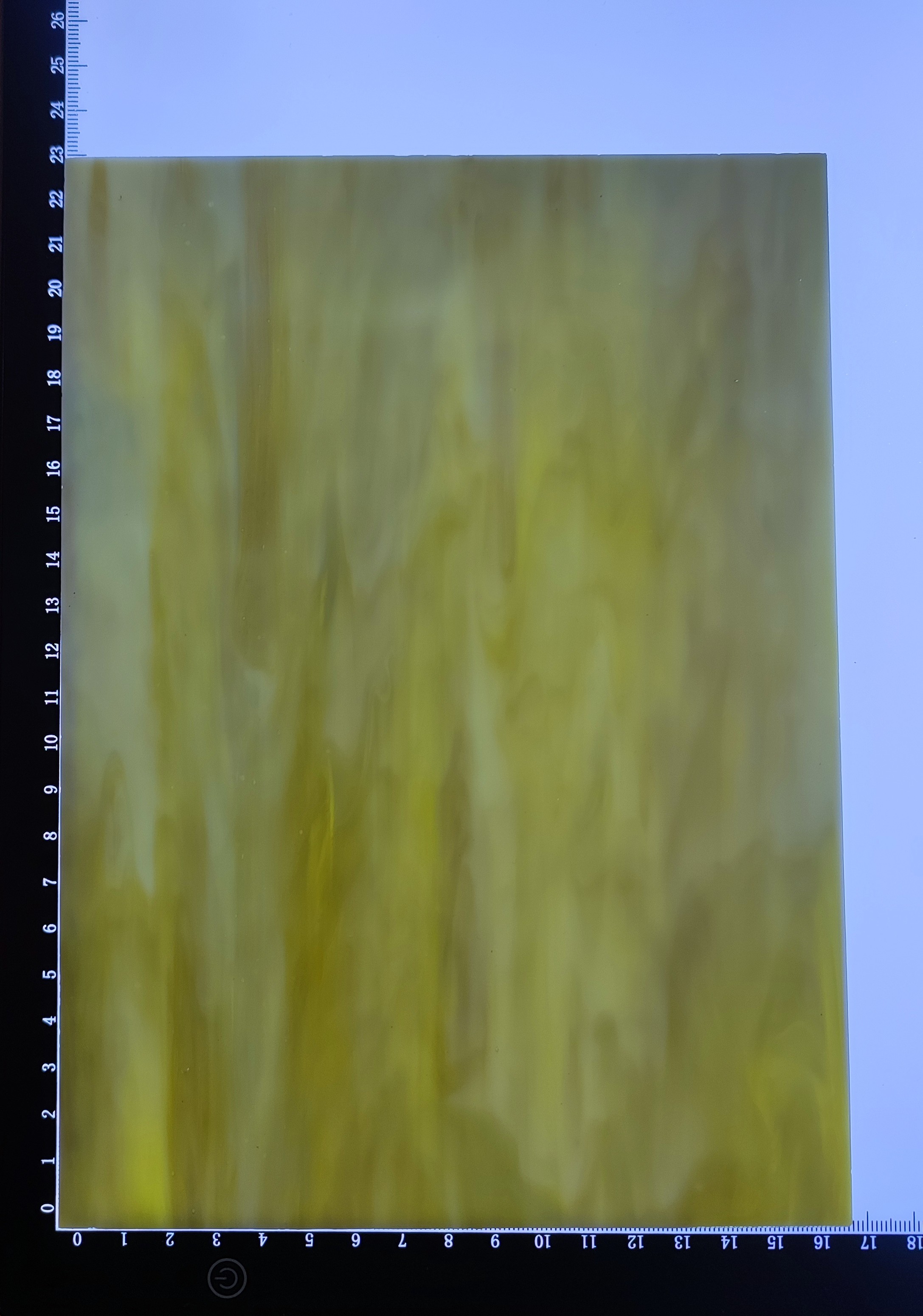 Opalescent Light Green Glass Scrap 17*23cm