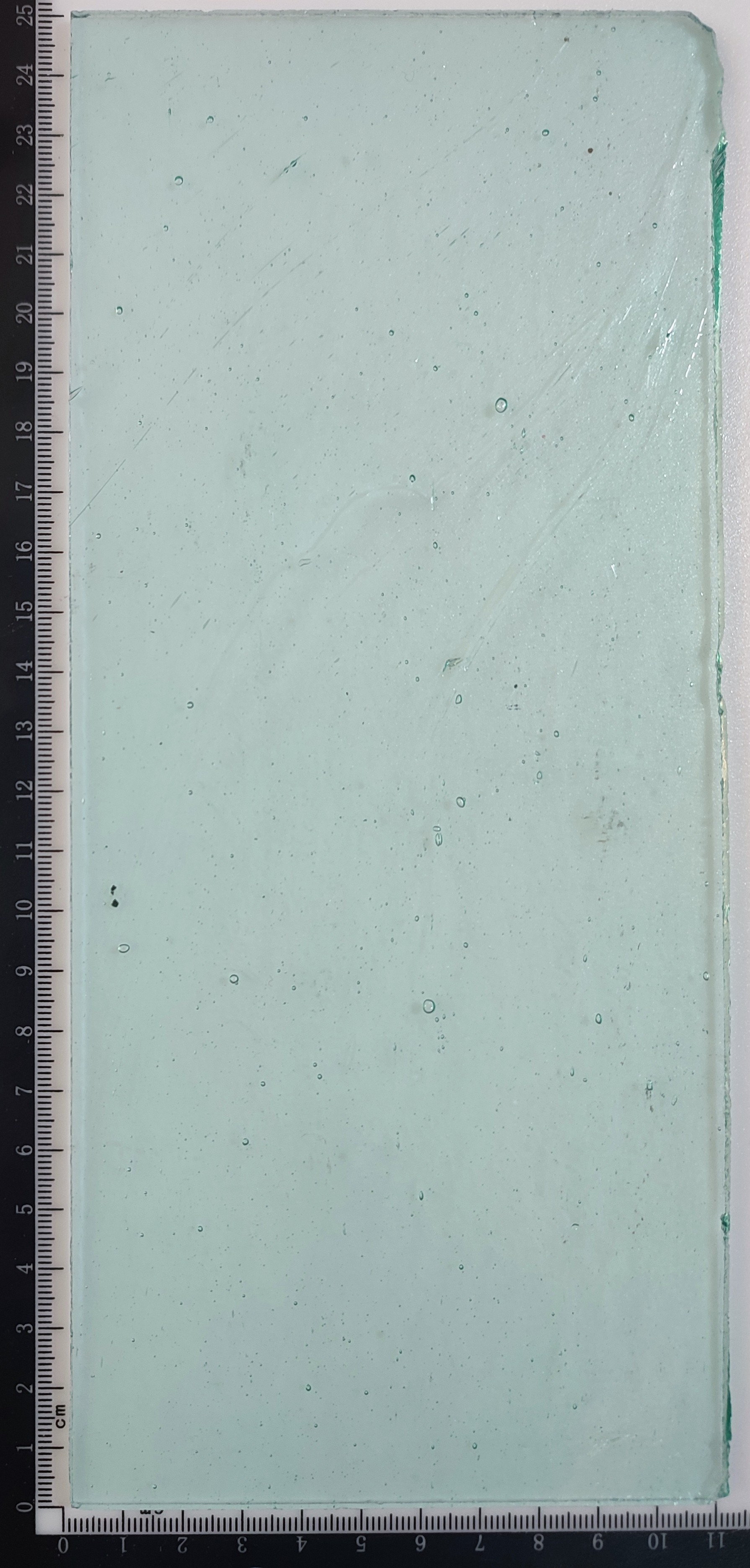 Transparent Green Glass Scrap 25*11cm